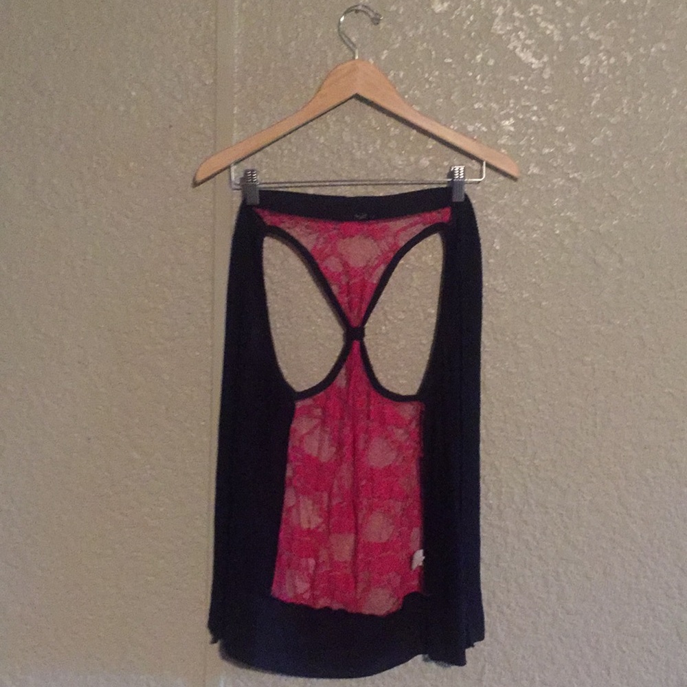 Pink | Lace Vest